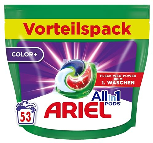 Ariel All-in-1 PODS Color+ Flüssigwaschmittel-Kapseln 53 Waschladungen