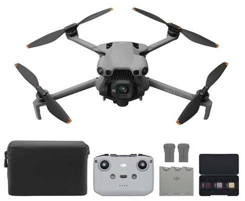 Pack DJI Mini 5 Pro Vuela Más con DJI RC-N3, Certificado C0, Dron con cámara, CMOS de 1 pulgada, Dron 4K para principiantes con detección de obstáculos omnidireccional, ActiveTrack 360°