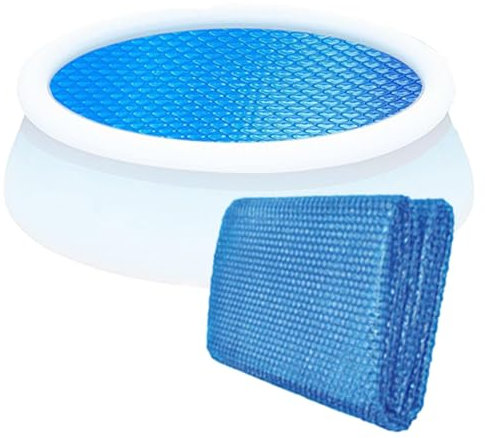 bache a Bulle Piscine 3x2, Couverture De Piscine Solaire Rectangulaire, Bâche À Bulles Solaire Rectangulaire pour Piscine, Toile Imperméable épaisse en PE, Anti-Poussière, Coeurs Bleus