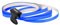 FOLIATEC PIN Striping Felgen Design Auto Zierstreifen Felgenrandaufkleber für 4 Felgen, GT Blue
