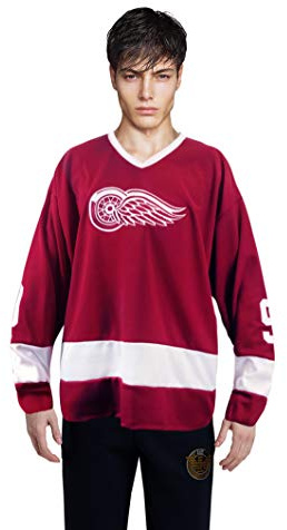 thecostumebase Howe Ice Hockey Jersey Ferris Bueller Day Off Costume Replica Shirt (XL) Red