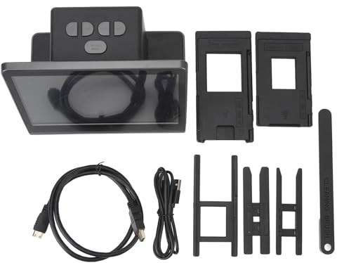 Filmskanner med 7 Tums HD-skärm 48 MP för 135 126KPK 110 Super 8 Mm Film Monokrom Diabild