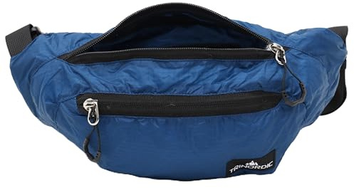 Trinordic 2L Multipocket EDC Bauchtasche – Unisex mit Verstellbarem Gurt – Wasserabweisendes Nylon & YKK-Reißverschlüsse, Bauchtasche Damen & Herren
