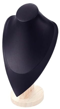 TISHITA Soporte de Busto de Joyería de Cadena de Collar, Decoración de Organizador de Joyería, Soporte de Exhibición de Collar para Tienda de Joyería de Mujer, multicolor, L