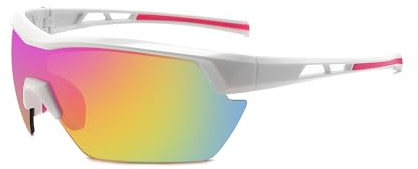 SANSROTT Kids Youth Sports Sunglasses - Lightweight UV400 Wrap Around Sports Cycling Running Sunglasses for Boys & Girls