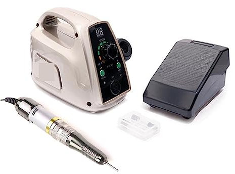 MRKU Lima de uñas eléctrica, Taladro de uñas eléctrico, Herramientas de manicura con Amoladora de uñas de 35000 RPM, Taladro de pedicura, fresadora de uñas Profesional