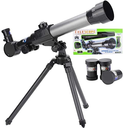 Shenruifa Telescopes for Beginners, 60mm HD Refractor Telescope for Astronomy Starter Scope with Adjustable Tripod, High Magnification (Assorted Color)