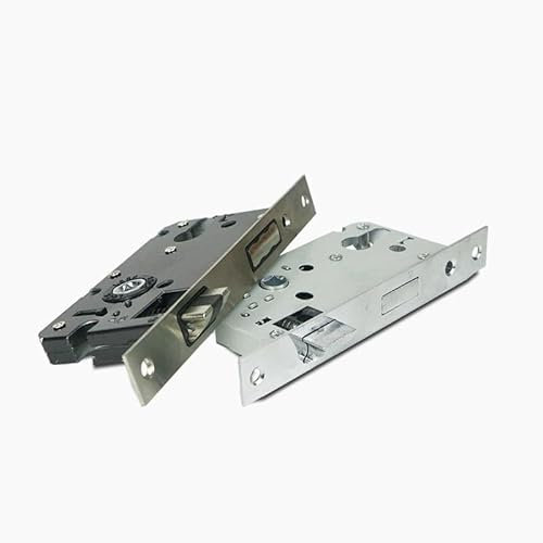 KRIECK Einsteckschloss,Zimmertürschloss 1 stück Innen Wohnzimmer Schloss Metall stille Schloss körper Schlafzimmer türschloss körper Home Hardware zubehör Ohne schlüssel(B)