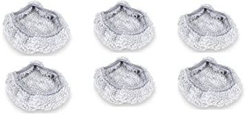 Robot limpiacristales Aspirador Robot de limpieza de ventanas Paño de limpieza 6 pares for robot de limpieza de ventanas eléctrico Aspirador Lavadora for ventanas, azulejos, baños Para todo tipo de su