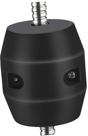 Operitacx Boule de Poids pour Robinet Cuisine Noire en Plastique, Poids Coulissant Facile à Installer pour Robinet Flexible Évier Cuisine