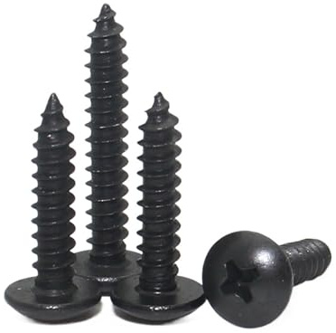 Tornillos autorroscantes for madera de cabeza hongo redonda grande con ranura en cruz, acero inoxidable 304 duradero, M3/3,5/4/5/6, 5 a 25 piezas(20mm,M4 x10pcs)