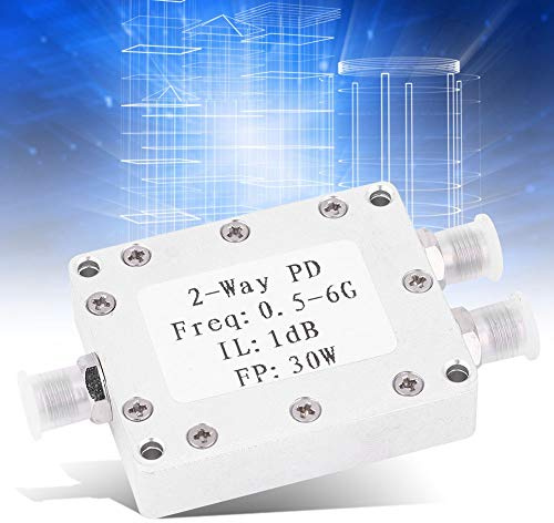 Xiuganpo Répartiteur de Puissance RF 30 W, Module Diviseur de Puissance à 2 Voies pour la du Signal, Résistant à la Corrosion, Idéal pour Les équipements de Communication