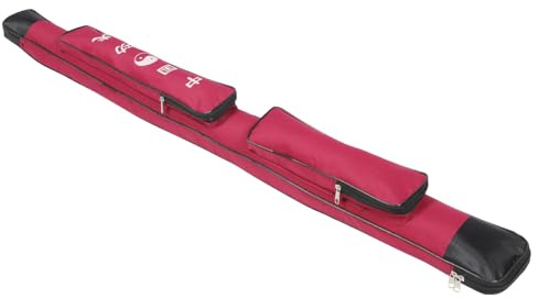 DOITOOL Housse de Rangement Étanche en Toile Épaisse pour Tai Chi, Étui Long Rouge Seule Couche, Protection Solide pour Épée de Tai Chi, Accessoire Arts Martiaux
