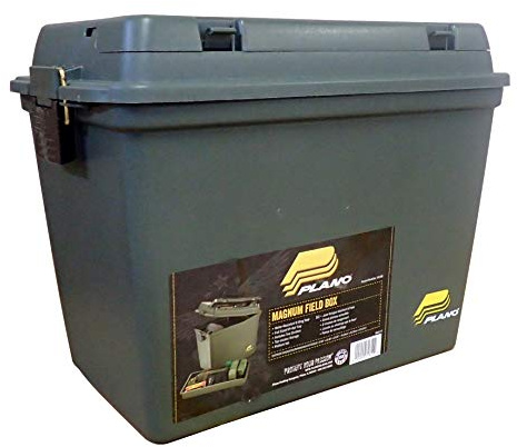 Plano Element Proof Field/Boîte de munitions - ExtraLarge (avec Plateau)| Boîte à Outils verrouillable, Rangement à Outils, boîtes de munitions, sécurité à la Maison, conteneur étanche, Stand de tir,