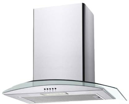Candy 70cm Curved Glass Chimney Cooker Hood - Stainless Steel