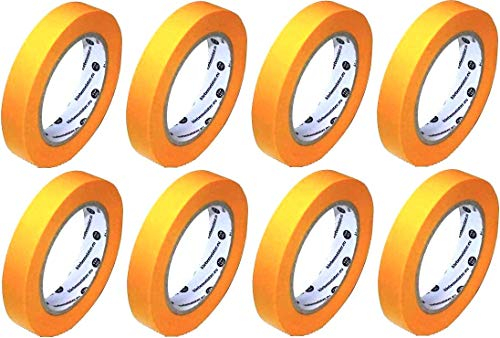 8x Rollen | 19mm x 50m | Goldband (soft) | Maler Abdeckband | klebemeister.eu…