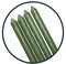 HERSIG - Tutores para Plantas de Hierro Plastificado de 180 cm 16mm - Pack de 10 Tutores de Hierro de Color Verde