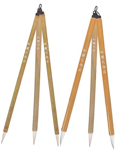 DOITOOL 6 Stück Baiyun Jianhao Schreibstift kalligraphie-stifte kalligraphie stifte traditionelle Kalligrafie für Anfänger Kalligraphiestifte für Anfänger traditioneller kalligraphiestift