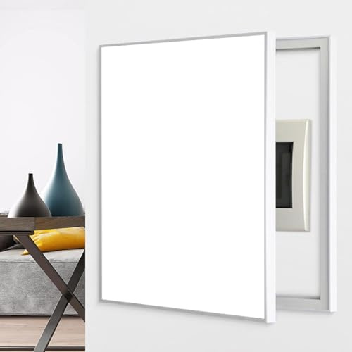 HARELA Breaker Box Cover Decorative Fuse Box Covers, Hide Distribution Cover Decoration Creative Hanging Picture to Different Interior Decoration Styles(White,35x45cm/13.8x17.7in)