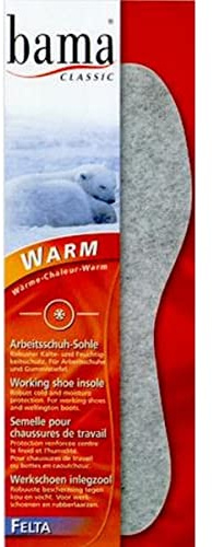Bama Felta den varma sulan för arbetsskor, Grå (grå), 40