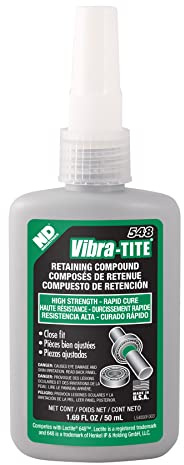 Vibra-TITE 548 Green Rapid Cure Anaerobic Retaining Compound, 50ml Bottle