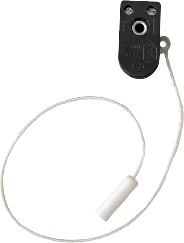 Kopp 191700084 Einbau-Zugschalter, 1-polig, 250 V, 2 A