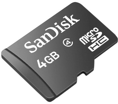SanDisk 4 Go Carte mémoire microSDHC Classe 4 SDSDQM-004G-B35