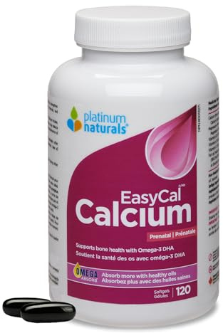 Platinum Naturals Prenatal EasyCal Calcium 120 Softgels