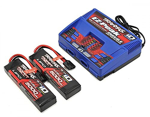 Traxxas 2990 intérieur Noir, Bleu, Rouge – Chargeur (intérieur, polymère de Lithium, Nickel métal hydrure, polymère de Lithium, 500 – 500 mA, 100 – 240 V, Noir, Bleu, Rouge)