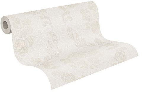 A.S. Création Vliestapete New Elegance Deutschland tapeziert Barocktapete Tapete mit Ornamenten 10,05 m x 0,53 m beige creme 375521 37552-1
