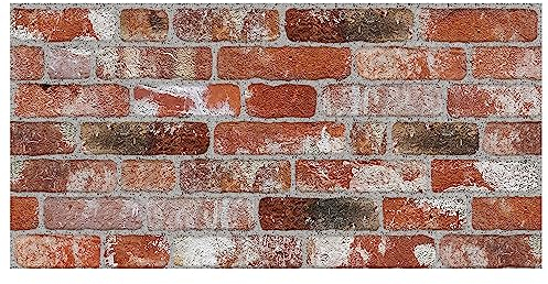 IZODEKOR Wandverkleidung Steinoptik Styropor 3D Wandpaneele - Verblender Steinoptik für Küche, Badezimmer, Balkon, Schlafzimmer, Wohnzimmer, Küchenrückwand und Teras | Alter Tempel