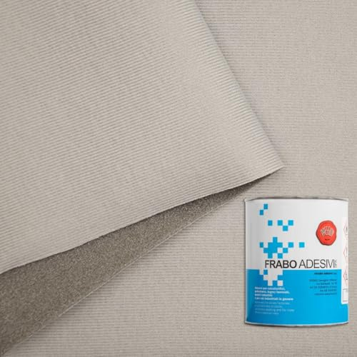 TRAMATESSILE - Kit Reparation Ciel de Toit Voiture + Colle pour tissu - Tissu anti-tâches et anti-traces de doigts - Fabriqué en Italie