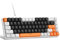 MageGee Portable 60% Mechanical Gaming Keyboard, MK-Box LED Backlit Compact 68 Keys Mini Wired Office Keyboard with Blue Switch for Windows Laptop PC Mac - Black/White