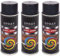 3x Sprühlack 400ml Anthrazit glänzend RAL 7016 - Acryllack Spraydose Sprühfarbe DIY Lack Spray Farbspray Sprühdose Lackspray Farbe für Holz, Metall uvm.