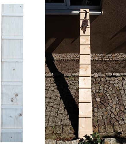 Katzenleiter Katzentreppe Katzenstufe für Balkon Treppe ohne Befestigung 7 m lang