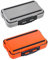 Großes Orange + Großes Grau Angelkoffer Tackle Box, Wasserdichter Angelzubehör Box Organizer mit Doppelverschluss-Design für Angelhaken, Schmuckperlen, Ohrringe, Schlüssel