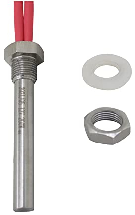 Calentador de Cartucho 12v 100w/150w/200w Elemento Calefactor Calentador Tubular SS 304 Inmersión(200w 12X100mm)