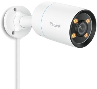 Reolink CX810 ColorX PoE Kamera, 4K UHD, Echtfarben-Nachtsicht, F1,0 Superblende, 1/1,8'' Bildsensor, HDR Technologie, Personen-/Tiererkennung, Spotlight & Sirene Alarm, 2-Wege-Audio