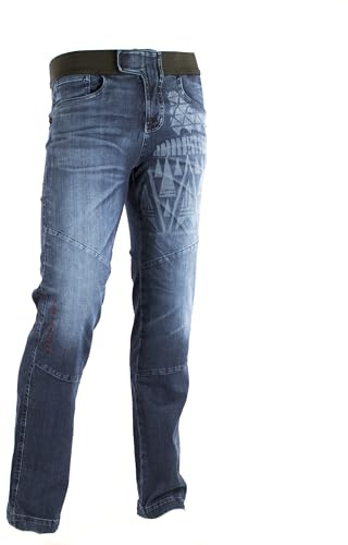 Jeanstrack Turia Pantalon Escalada Trekking Senderismo Aire Libre (XL, Iris)