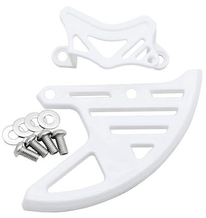 ZGHQHCDRH Fit For HONDA CR CRF 250X 450X 250RX 450RX 450L 125R 250R 450R 2002-2022 Rear Brake Disc Cover Caliper Protection(White Set)