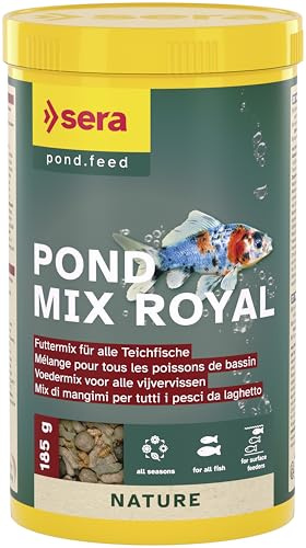 sera pond mix royal 1 L | Mix di mangimi per pesci da laghetto 1.000 ml | senza coloranti e conservanti