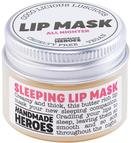 100% Natural Lip Butter Sleeping Lip Mask, Overnight Lip Moisturizer and Conditioner for Dry Lips. Intensive Lip Balm and Lip Therapy Skin Care with Mango butter (Original All Nighter)