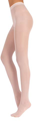 CALZITALY COLLANT FEMME POUR LA DANSE | COLLANT POUR LE BALLET | 40 DEN | ROSE, NATUREL, NOIR | TAILLES: XS | S | M | L | XL | FABRIQUÉ EN ITALIE | (XL, ROSE)