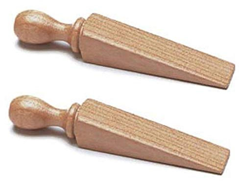 fiXte® Wooden Door Wedge Stopper - 140mm (5 1/2 inch) - Pack of 2