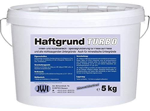 5 kg PROFI Haftgrund Turbo Grundierung Spezialgrundierung für Fliese auf Fliese Fliesengrund