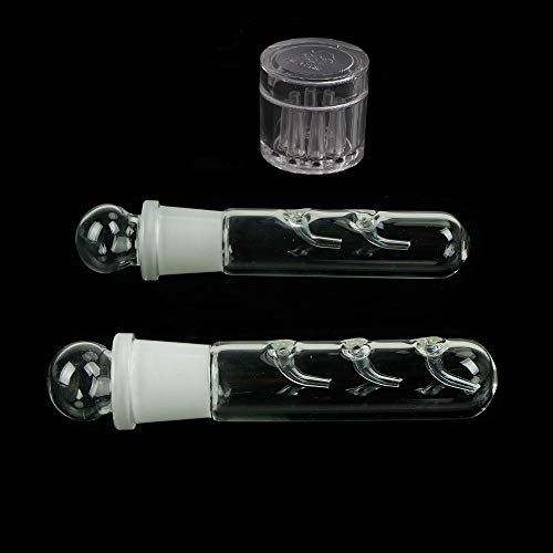 YYWEi 3Stück Planarienfalle Glas Planaria Trap Wurm für Aquarium Garnelen Aquarium Falle und Schnecken Falle (2 Löcher 3 Löcher und 8 Löcher)
