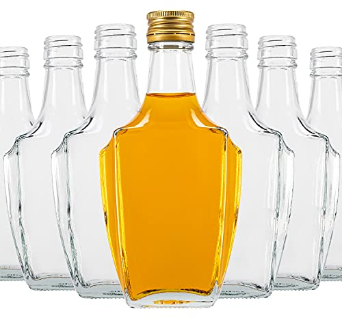 SUPERBUTELKI.PL Glasflaschen 250ml - Weinflaschen Leer 50 Stücke - Glasflasche Bonaparte - Flaschen zum Befüllen - Glass bottle Mit Korken