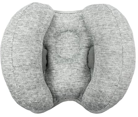 KAKIBLIN Almohada de apoyo para la cabeza del bebé, almohada de cuello de plátano 2 en 1 para bebés, almohadas de viaje para cochecito, almohadas ajustables para recién nacidos para niños y niñas