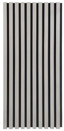 Home Deluxe - Akustikpaneel SONIC Grey Oak - 3 Paneele – 0,96 m², ca. 80 x 40 cm, Holz/Polyester, auf- und nebeneinader platzierbar I Akustik Paneel Schallschutzpaneel Akustikplatten Wandpaneel