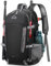 IGOLUMON Wanderrucksack Herren Damen 40L Rucksack Wasserdichter Groß Reiserucksack Leicht Faltbarer Trekkingrucksack mit Reflexstreifen Outdoor-Sportrucksack Für Bergsteigen Radfahren Reisen Schwarz